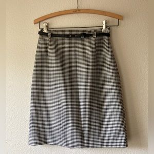 Pencil skirt classic plaid